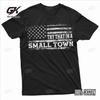 Mens Try That In a Small Town USA Patriotic TShirt US Flag Conservative American Shirt Fashion Cotton ONeck Tee