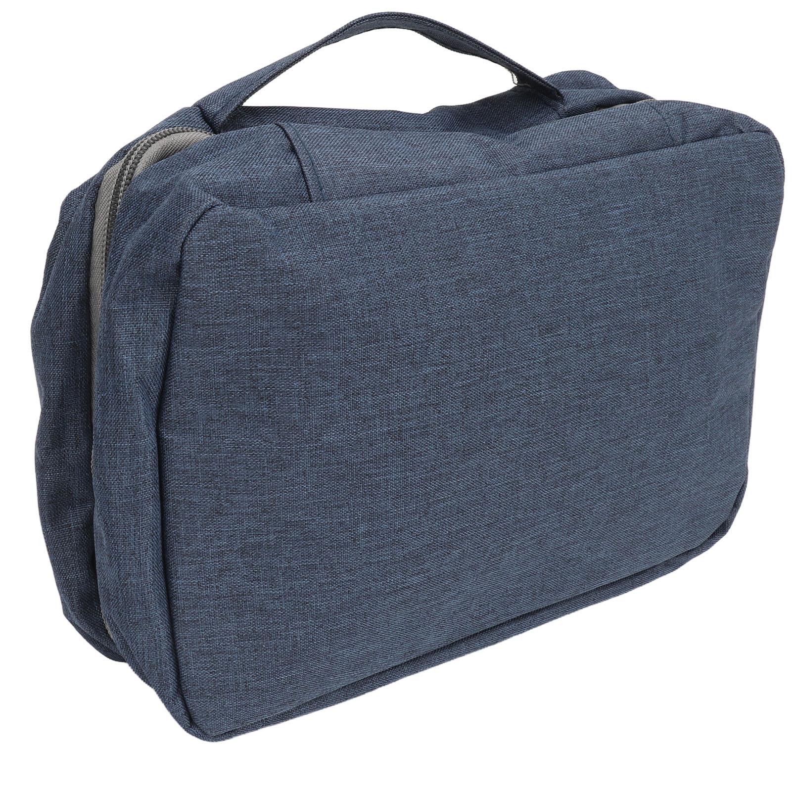 

Travel Hanging Toiletry Bag Travel Cosmetic Bag Folded Hanging Toiletry Wash Organizer Pouch for Men Women Dark Blue темно-синий