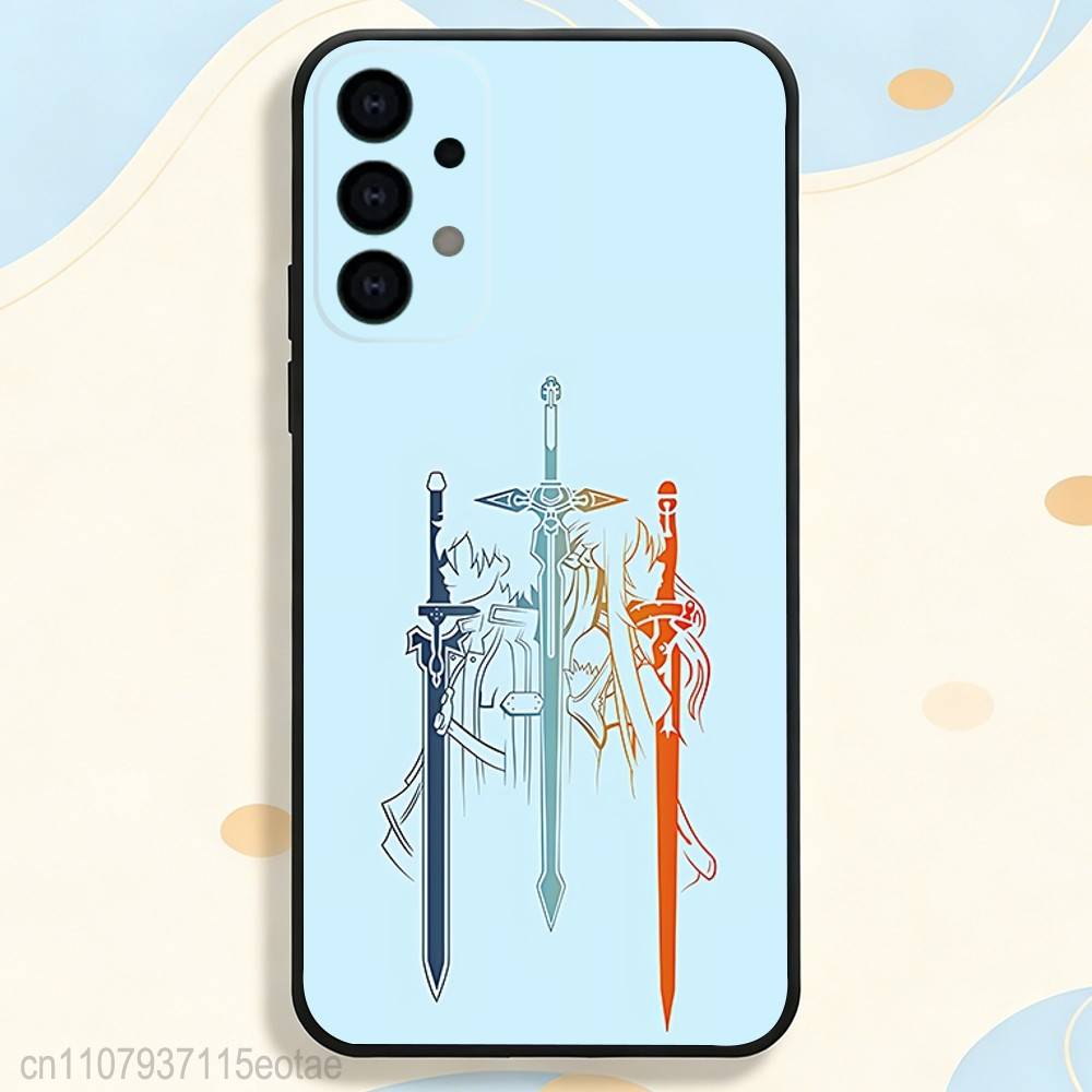 S-Sword Art Online SAO Kirigaya Phone Case Silicone Soft For Samsung S26,S25,S24,S21,S22,S23,S30,Ultra,S20,Plus,Fe,Lite