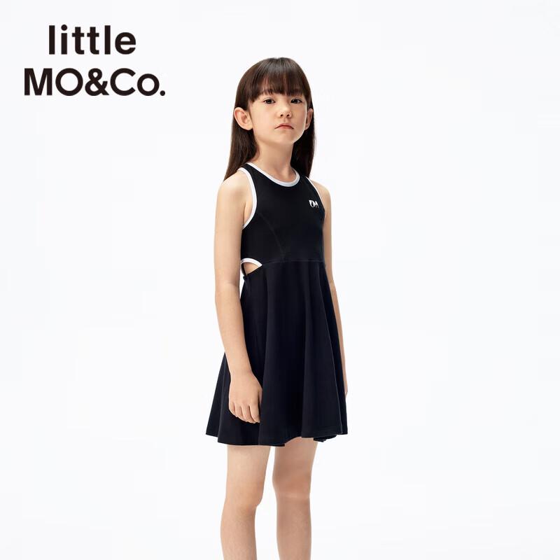 

Little MO&Co. Girls 2025 Summer Antibacterial Sleeveless Vest Dress 150
