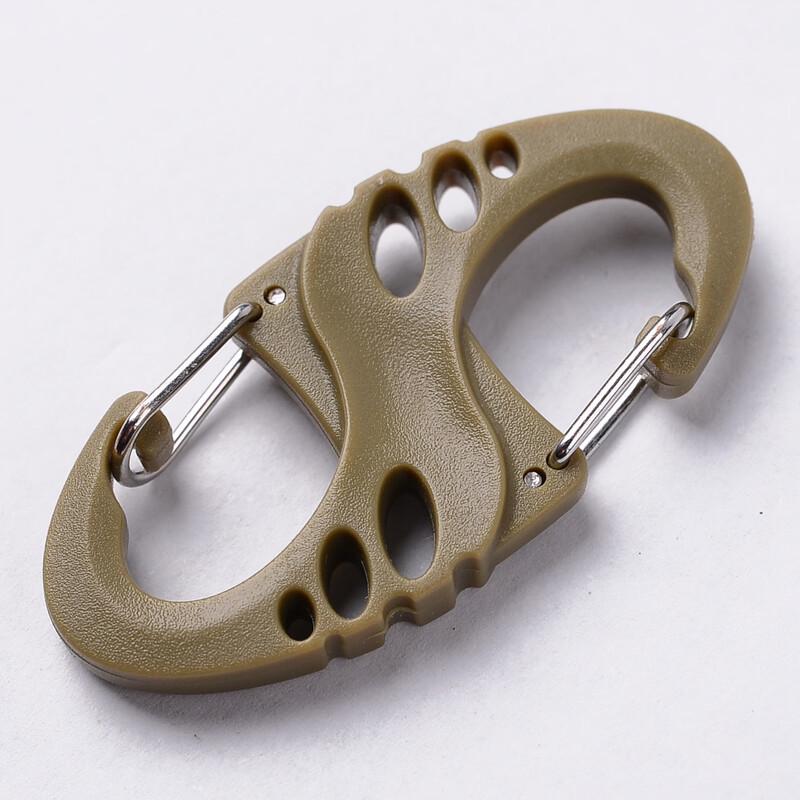 ZISIZ Lightweight 8-Shape Carabiner Clip
