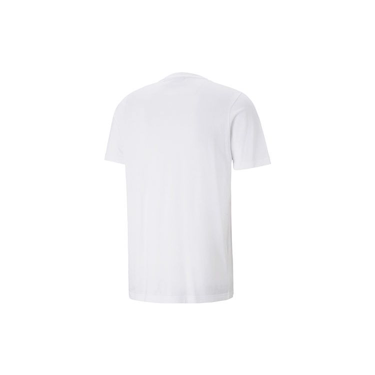 Puma Casual Sports Fitness Training Running Short Sleeve T-Shirt Men Tops White 532279-02