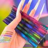 Creion Gel Eyeliner Kaleidos Culoare Cameleon Impermeabil Rezistent la Purtare Pensulă Farduri de Ochi Metalice Scânteietoare Stampilă Eyeliner Machiaj