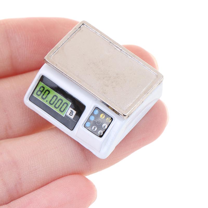 1:12 Dollhouse Miniature Electronic Scale Play Doll House Accessories Toy