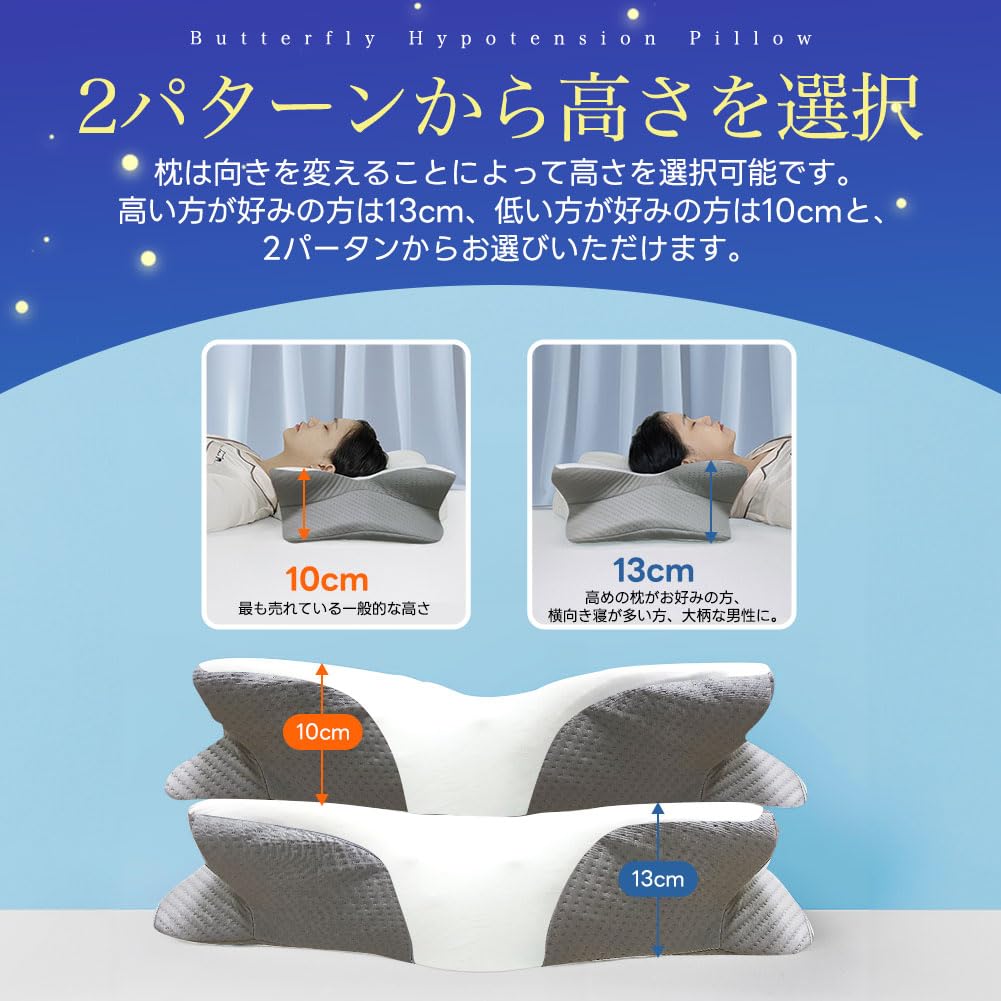 Concave Hollow Design, Comfortable Pillow for a Good Night's Sleep, Neck Pain Relief, Memory Foam Pillow with Pillowcase, Dream Pillow, Healthy