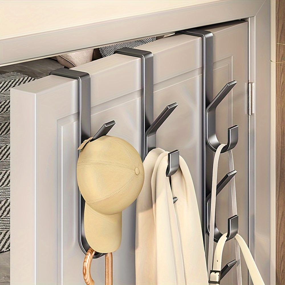 Easy Installation Door Hook-Strong Metal Coat Rack, Suitable for Clothes, Hats and Bags-Space Saving Design, Suitable for Bedroo