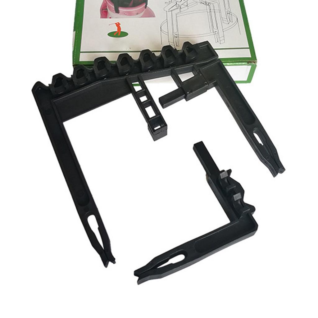 Golf Club Stand Shafts Holder Golf 9 Iron Club Holders Divider Golf Club Organizers Putter Stand Easy Installation