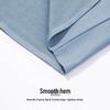 Hodo Herre Luksus Cashmere & Silke Blanding Langærmet Skjorte