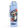 1PC Mouse Big Ears Cartoon Print 750ml Color Plastic Sports Water Bottle Leakproof Flip Straw Lid Suitable for Sports Office Home Use