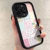 Lattice floral splicing iPhone17Promax mobile phone case ladder suitable for Apple 16promax all-inclusive Tianyan