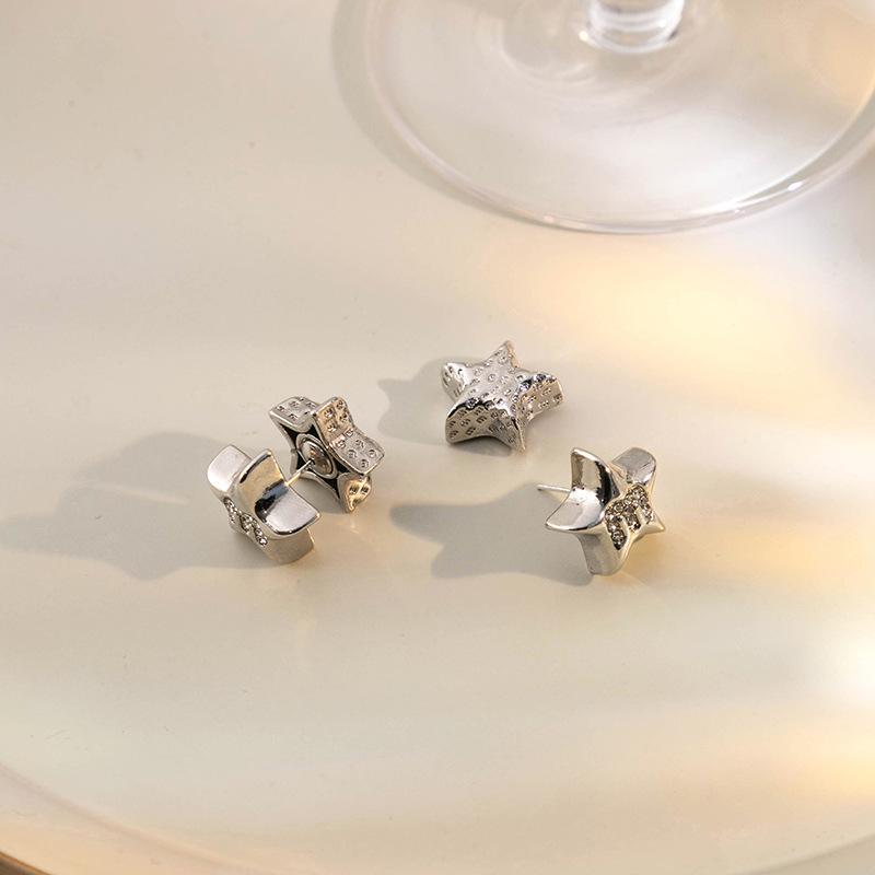 Fashionable Double-sided Star Earrings for Women