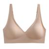 Non Marking Underwear, Women's, Gathered Thin Style, No Steel Ring, Cinched Breast, Anti Sagging, Soft Support, Bra