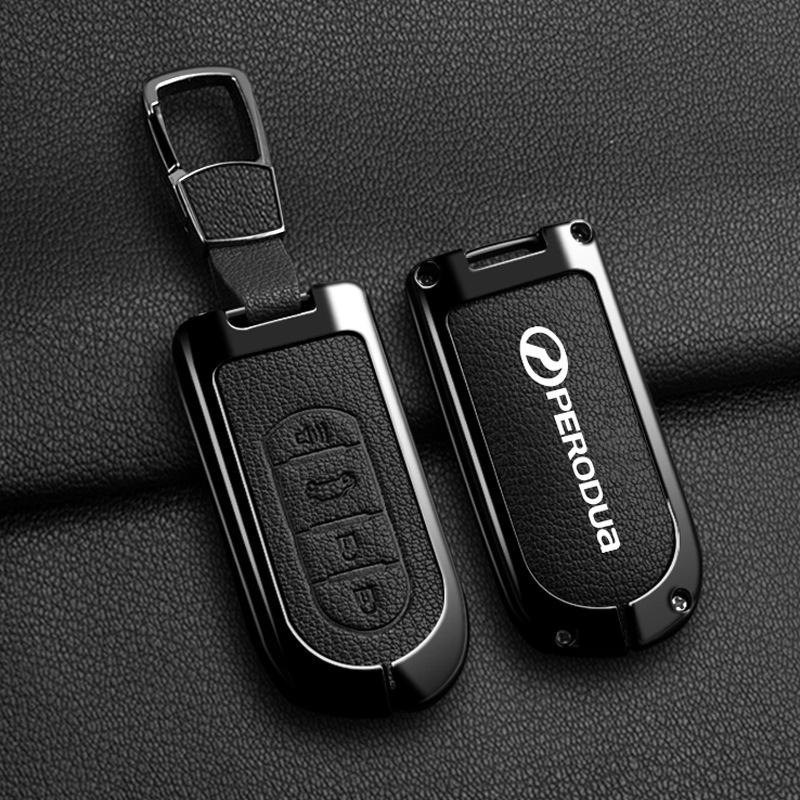Suitable for Beilu big key case Car PERODUA Toyota remote control car Key case to protect men and women Metal case