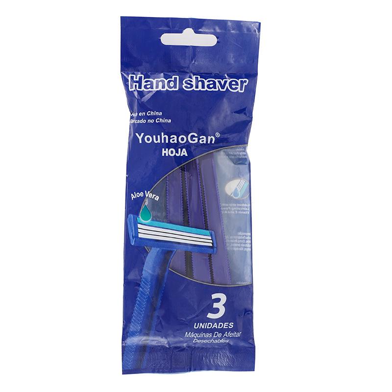 

Мужские одноразовые лезвия для бритвы из нержавеющей стали: 3-слойные, 3 штуки