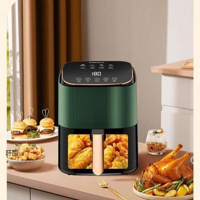 255*255*300mm High-capacity Electronic Touch Screen Intelligent Temperature Control Air Fryer Multi-Function French Fries Maker Electric Fryer