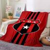 Alajuelense Logo Print Flannel Blanket High Quality Warm Comfortable Cover for All Seasons Perfect for Gifts Home Decor