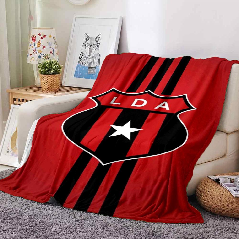 Alajuelense Logo Print Flannel Blanket High Quality Warm Comfortable Cover for All Seasons Perfect for Gifts Home Decor