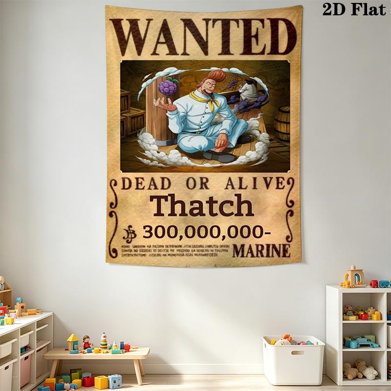 One Piece Luffy Tapestry Wall Tapestry Fashion Print Wallmounted Wall Covering Decoration Atmospheric Background Cloth Work Of Art