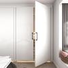 Black Gate Handle Carbon Steel Cabinet Pulls Solid Barn Door Handle  Drawer