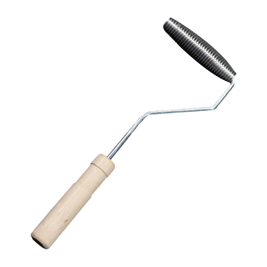 Fiberglass Roller Tools Kit Fiberglass Resin Non Slip Handle Wood Fiberglass Resin Laminating Roller Set for Boat Repair Mold