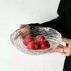 Irregular Ice Glass Bowl Salad Fruit Dessert Home Kitchen