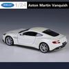 WELLY 1/24 Aston Martin VANQUISH Coupe Alloy Sports Car Model Diecasts Metal Racing Car Vehicles Model Simulation Kids Toys Gift