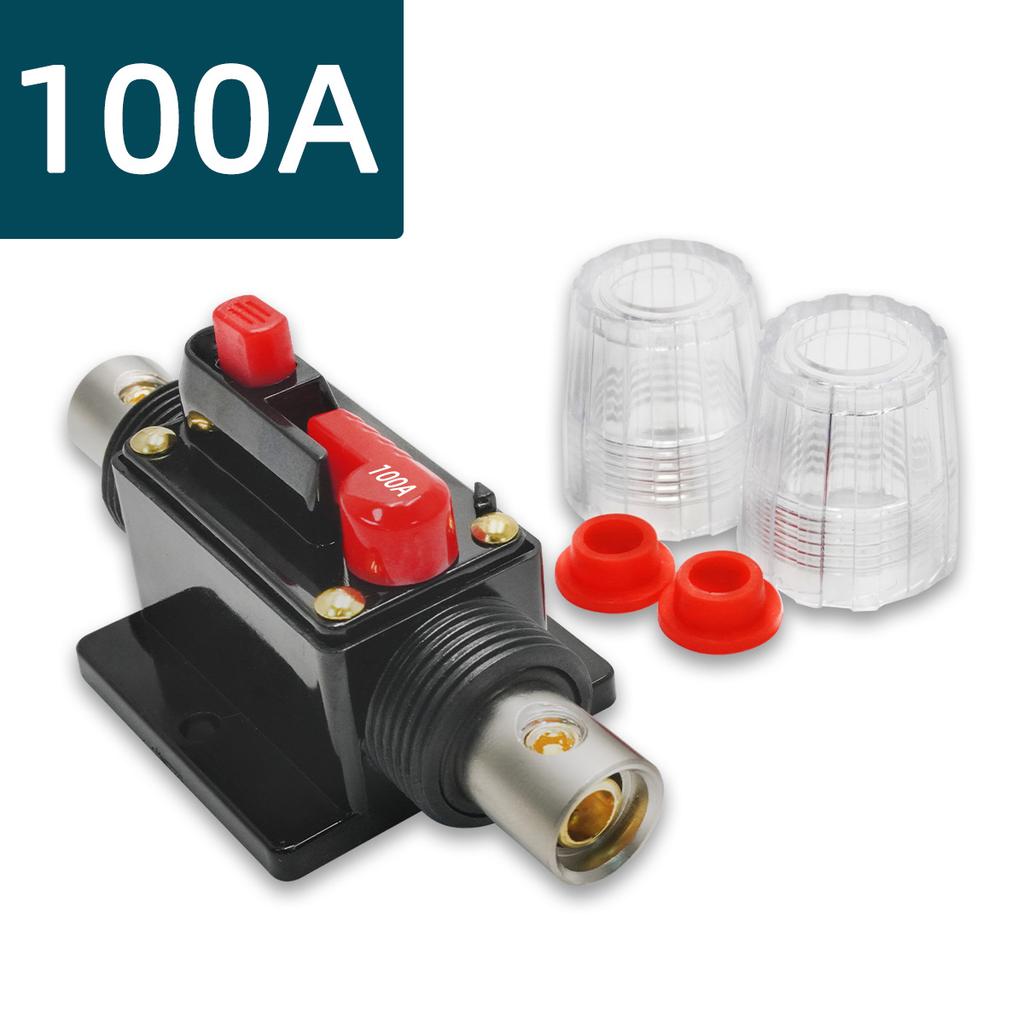 12v-48v Circuit Breaker 30a To 300a Power Protection Fuse Reset Waterproof Car Boat 300a 200a 150a 100a 50a 40a Fuses4