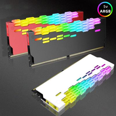RA2 Bellek Soğutucu Uyumlu Alüminyum Alaşım Verimli Geniş Kapsamlı 5V ARGB Masaüstü Bilgisayar RAM'i
