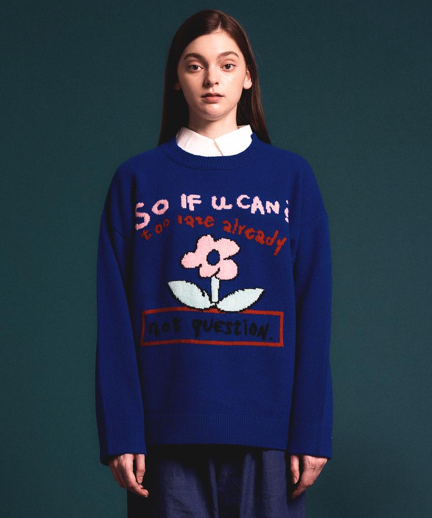 Soipeuyukaen Soft Blend Touch Lettering Knit