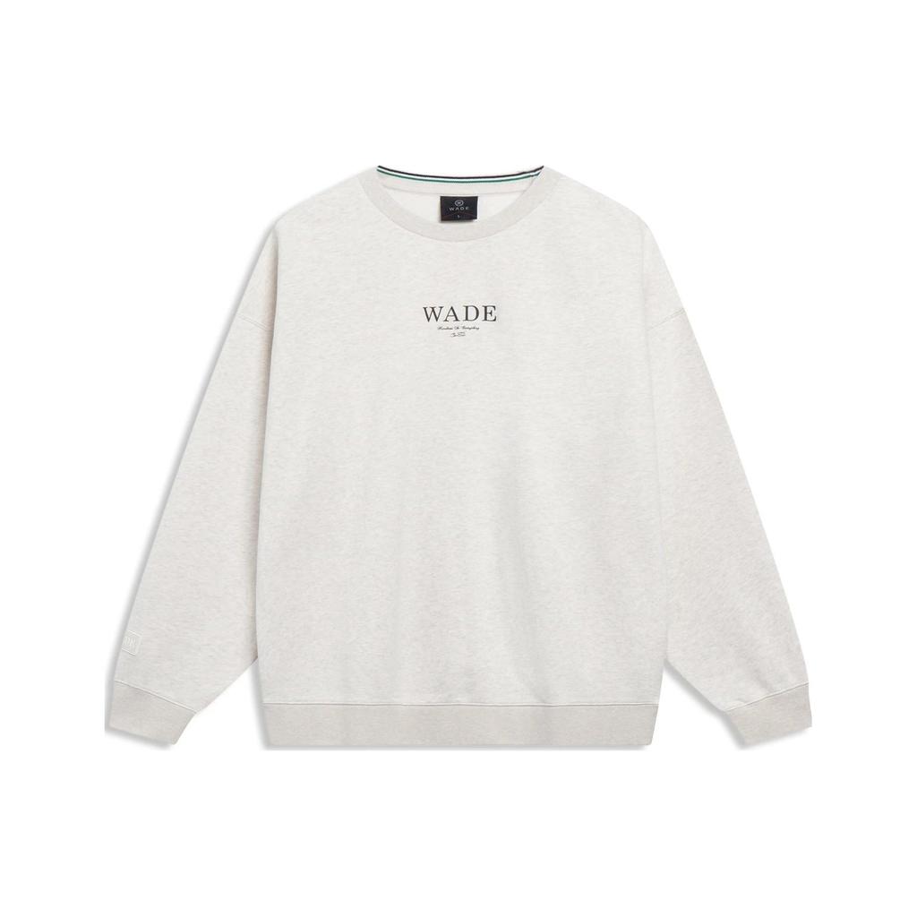 Li Ning Sweatshirt Unisex Heather Gray Tile Gray AWDT143-10