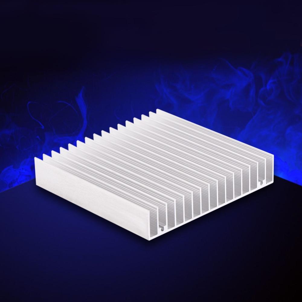 Heat Sink 100*100*18mm Heatsink Aluminum Good Thermal Conductivity LED Heat Sink with 16 Fins Cooling Fin Semiconductor Devices