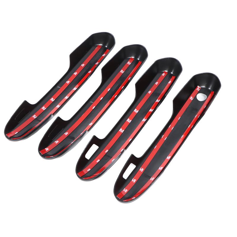 4Pcs Door Handle Cover Trim FOR TOYOTA RAV4 -2024 Bright Black ABS Plastic