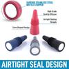 New 6/2/1PC Silicone Wine Bottle Stopper Set Whiskey Leak Proof Beer Champagne Bottle Cap Closer Wine Cork Lid Bar Accessories