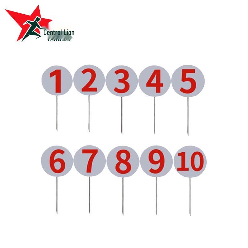Yangshi Stainless Steel Shooting Range Ground-Insert Number Sign