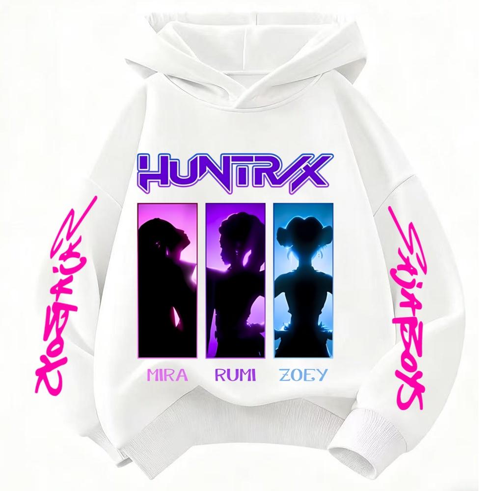 KPop Cacciatore di Demoni Rumi Cartoon Derpy Ragazze Ragazzo Felpa con Cappuccio Calda Bambini Onda Moda Top Casual Abbigliamento Ragazze
