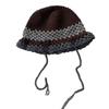 Handmade Bucket Hat Handwoven Colorful Openwork Crocheted Hat for Music Festival Stylish Colorful Fisherman Hat