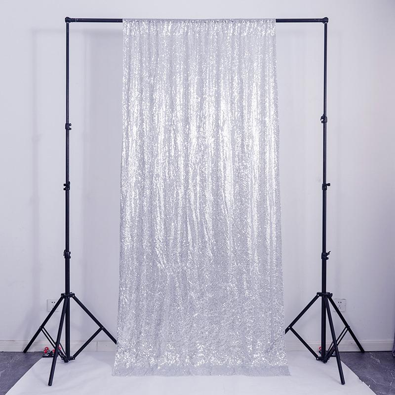 1PCS Sequin Backdrop,Glitter Background Curtains Shimmer Photography for Party Wedding Birthday Christmas Baby Shower Back Drop Decor