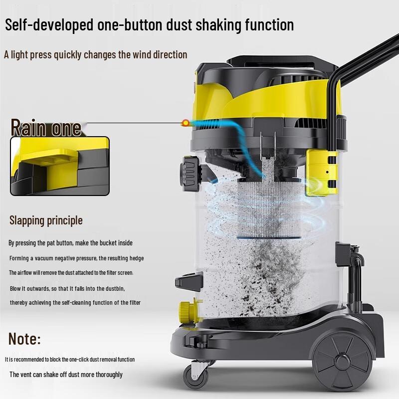 Boher Commercial 70L High-Power Wet/Dry Vacuum Cleaner