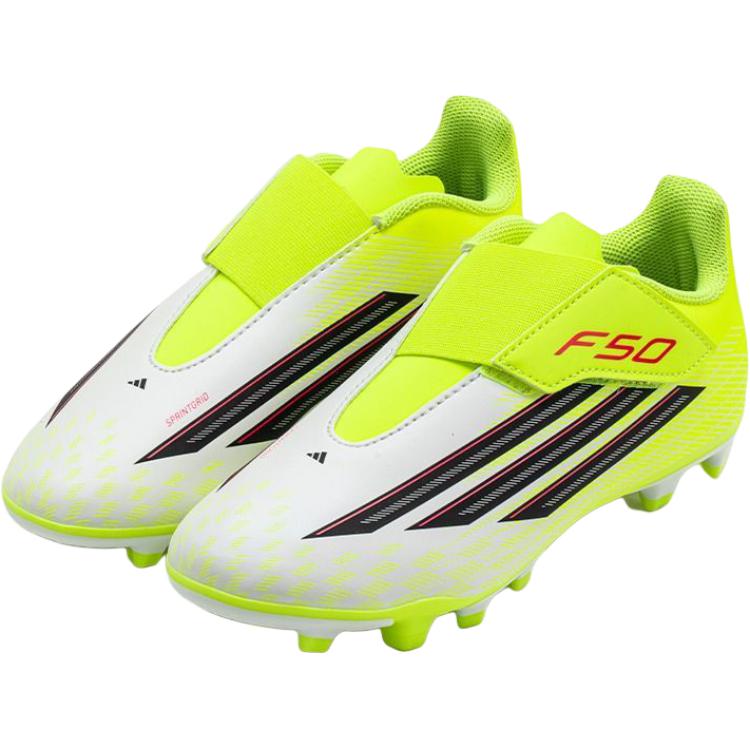 adidas F50 Club Comfortable Versatile Low-Top Soccer Shoes Kids Sneaker Green JS1489