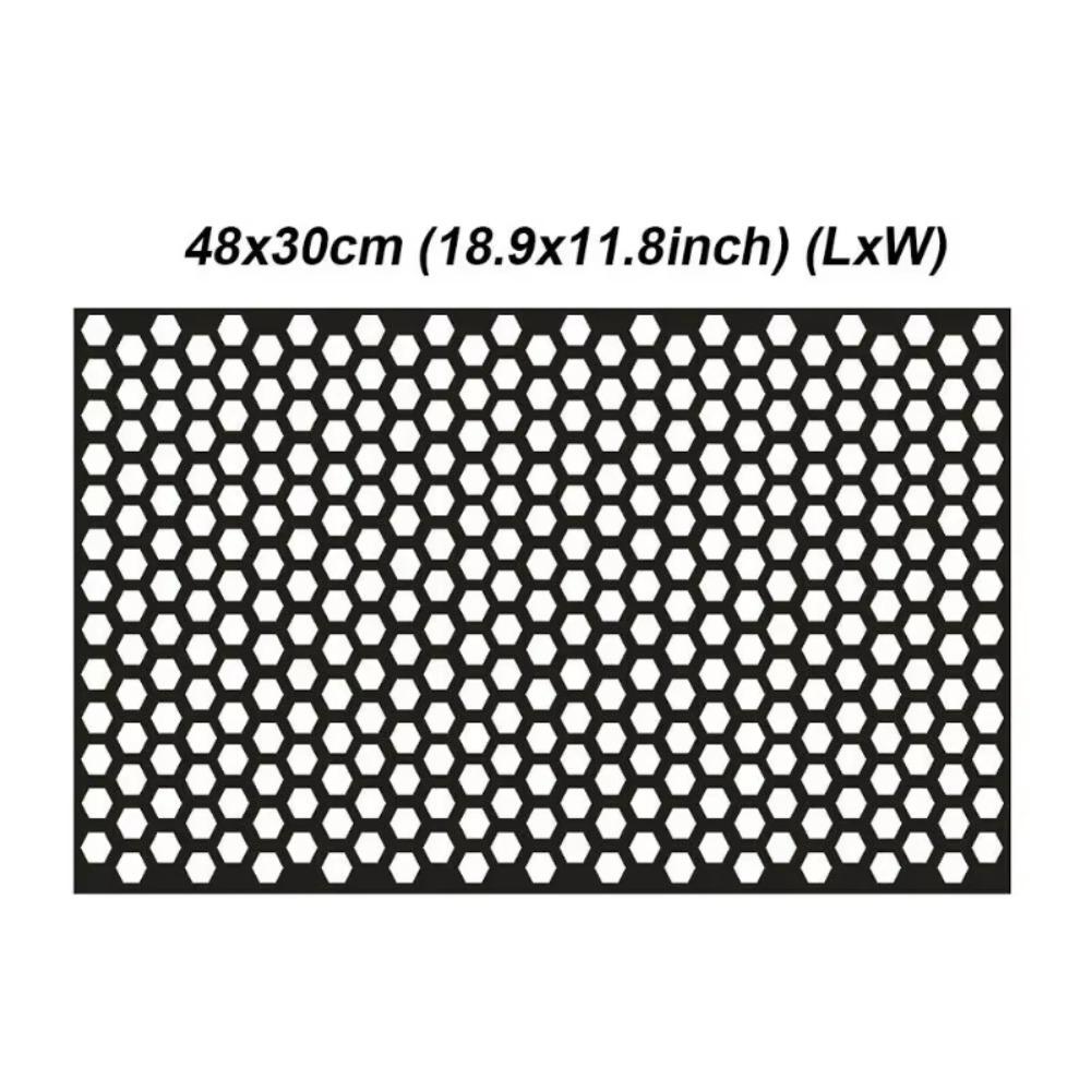 

48x30cm Honeycomb Car Sticker Universal DIY Auto Taillight Cover Hollow Grid Car Tail Light Lamp Stickers Auto Wrap Decoration