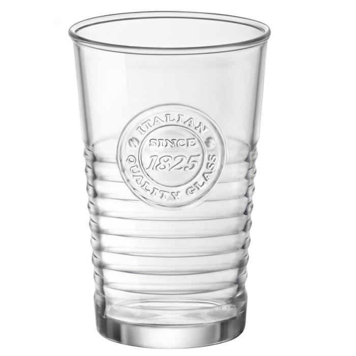 Verre - Bormioli Rocco - Officina - 325 ml - 6 Unités - Compatible lave-vaisselle