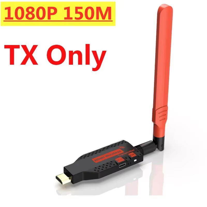 5.8G 1080P 150M Wireless HDMI-Compatible Video Audio Transmitter Receiver Extender Adapter Dongle For TV Monitor Projector PC
