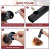 2/1 Pcs Battery-Powered Electric Salt And Pepper Grinder, Adjustable Coarseness Refillable Automatic Kitchen Gadget