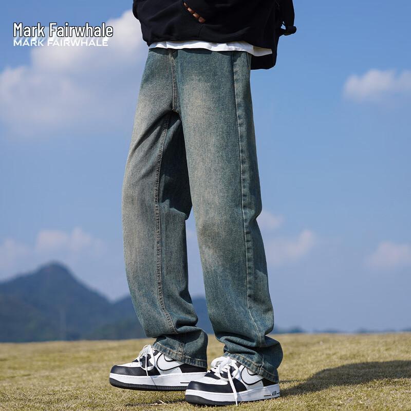Mark Fairwhale Men's Loose Straight-Leg Jeans