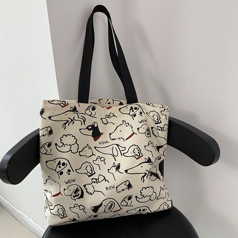 Canvas Bag Women Outing Travel Large Capacity Handbag Bags