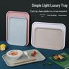 Abay Thickened Plastic Rectangular Storage Tray