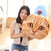 40cm Cat Pillow Car Cushion Cute Cat Shape Nap Pillow Cute Seat Cushion Plush Toys Animal Pillow