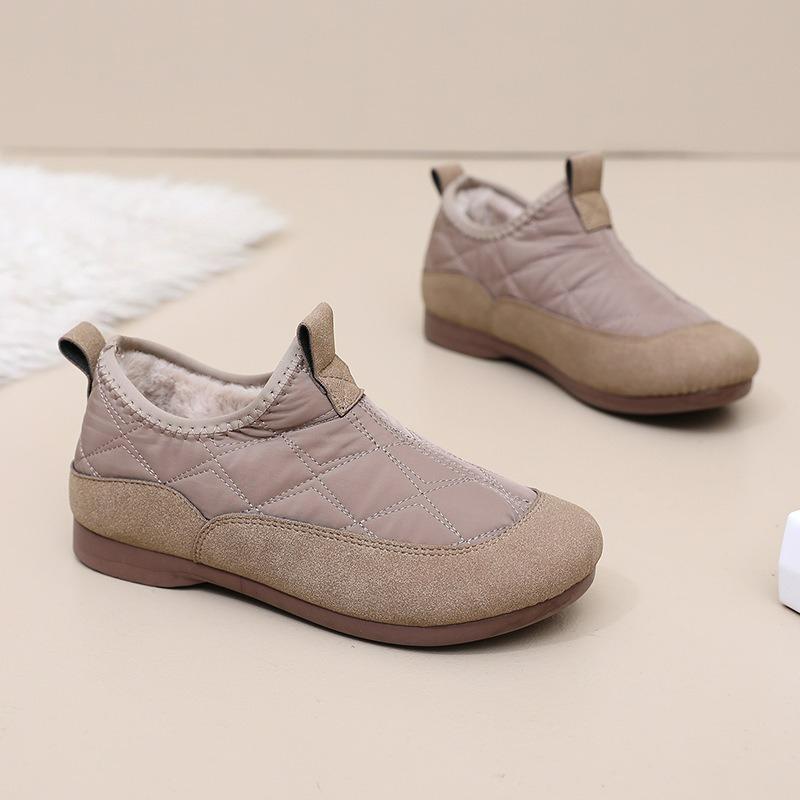 Winter High-top Cotton Shoes Plus Velvet Thickened Shoes, Soft Sole, Non-slip, Comfortable and Lightweight Pedal