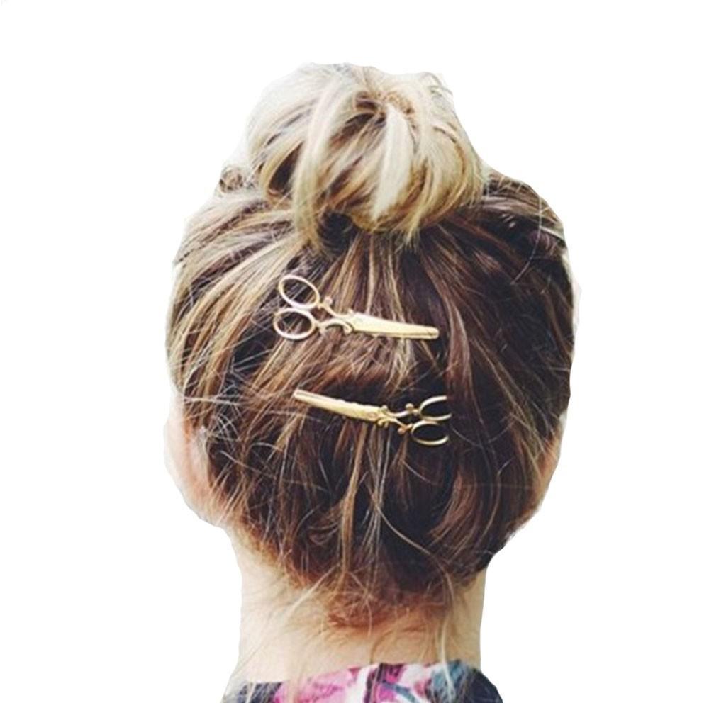 

1Pair Hair Clip Hair Accessories Headpiece GD золотой