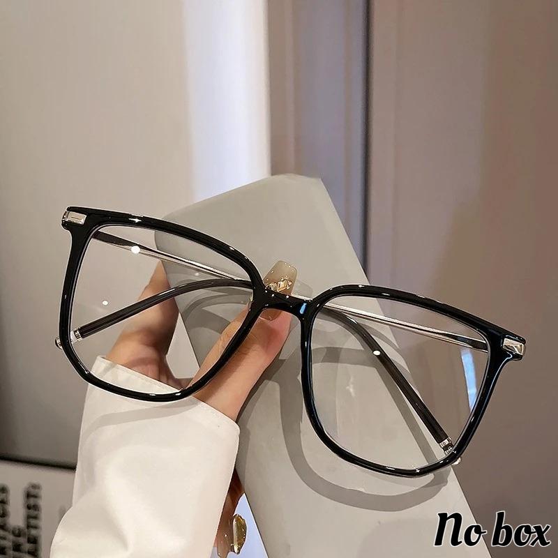 

Neutral Fashion New Large Frame Myopia Glasses Men And Women Fashion Luxury High-Definition Anti-Blue Light Myopia Glasses -4.0 0